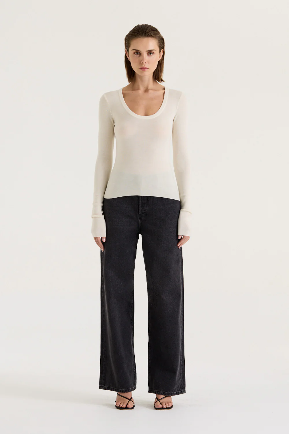 Carr Long Sleeve Scoop Top - Image 5