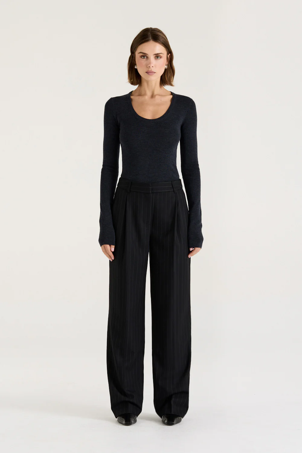 Carr Long Sleeve Scoop Top