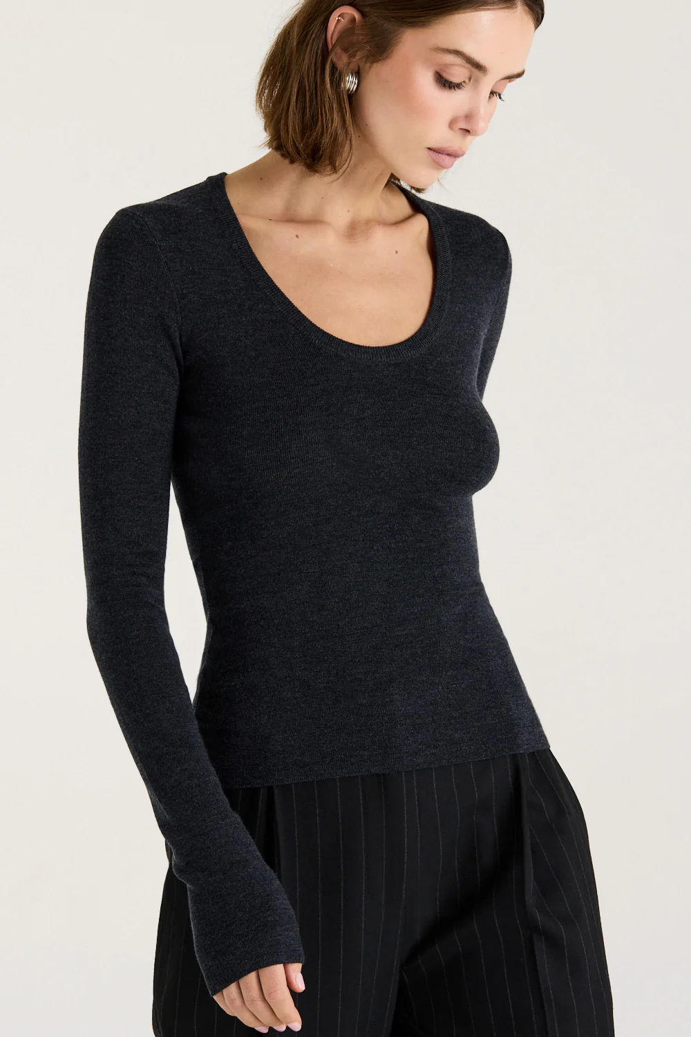 Carr Long Sleeve Scoop Top - Image 2