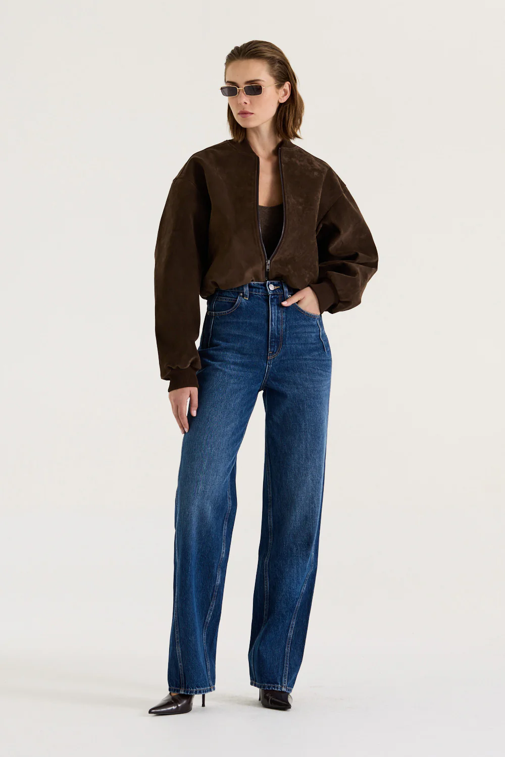 Mara Suede Bomber
