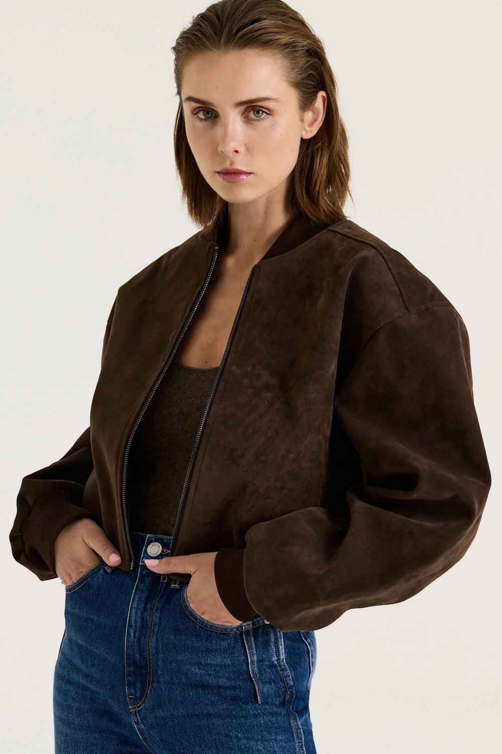 Mara Suede Bomber - Image 2