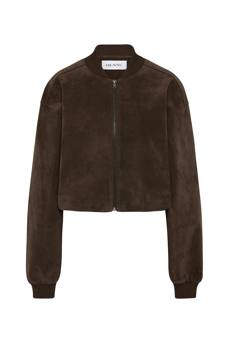 Mara Suede Bomber - Image 7