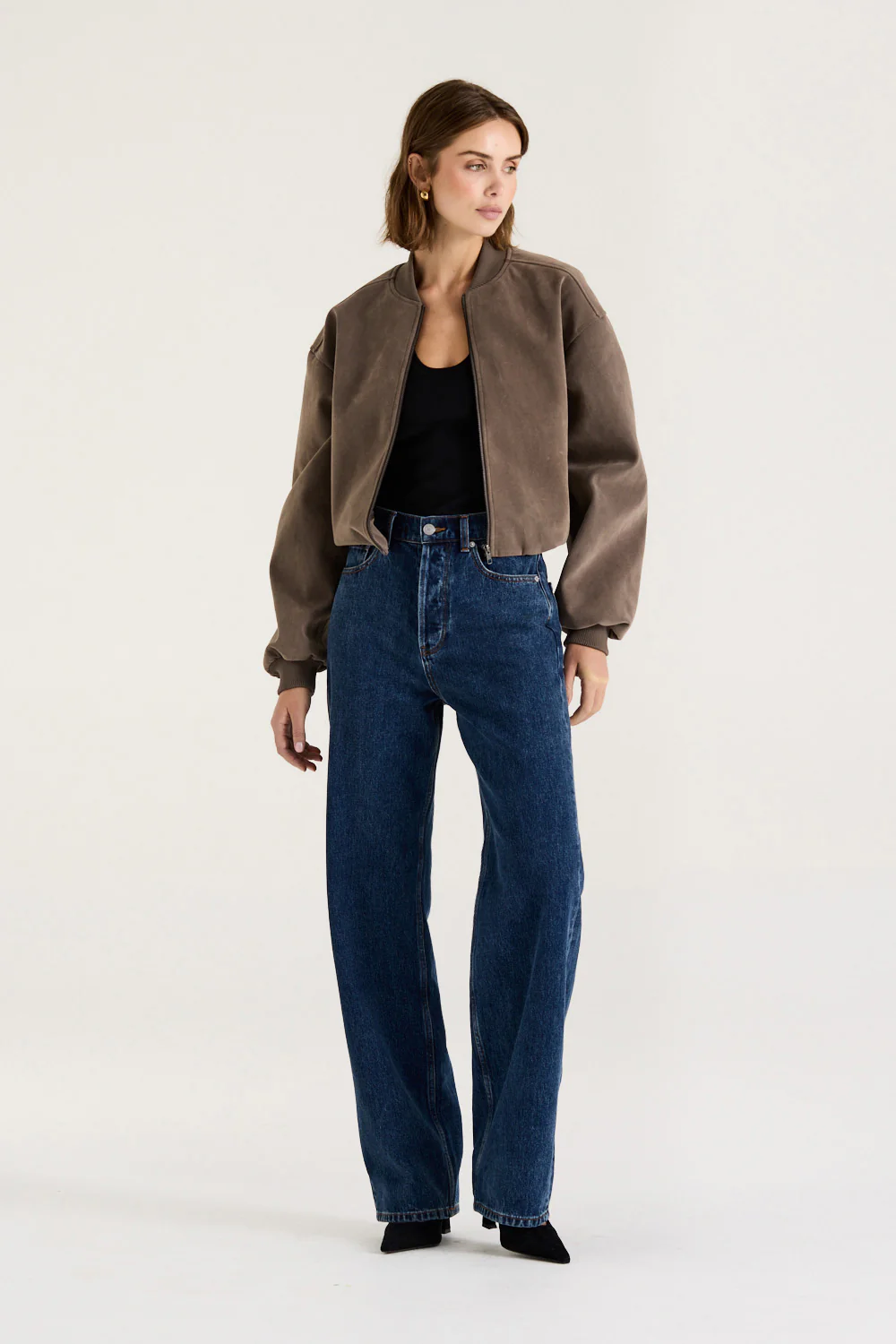 Mara Suede Bomber - Image 6