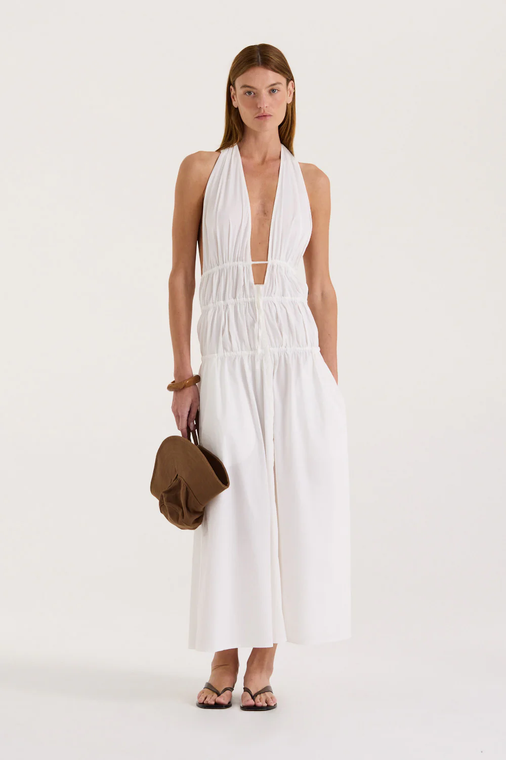 Mirabel Ruched Maxi Dress