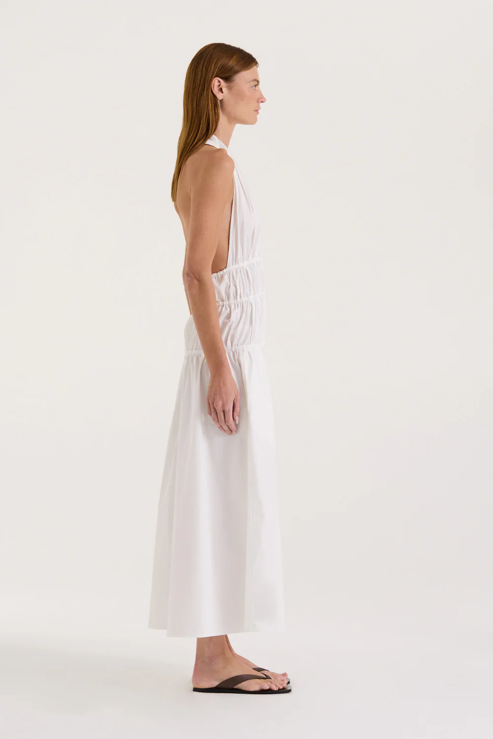 Mirabel Ruched Maxi Dress - Image 3