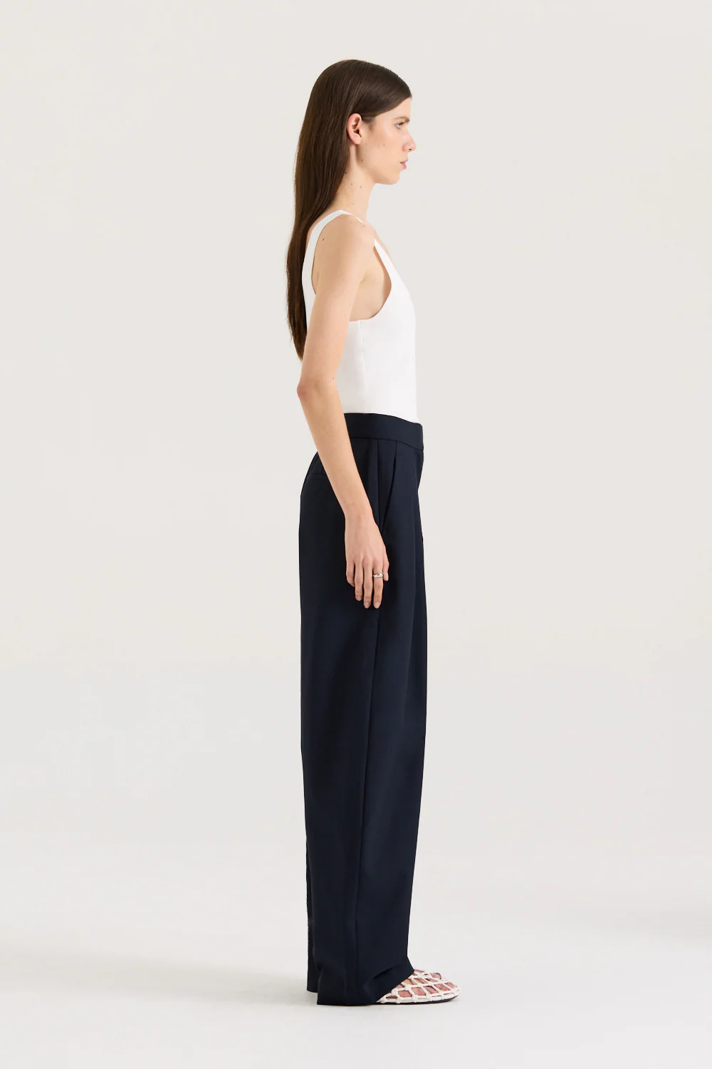 Sharli Bow Leg Tailored Pant - Image 3