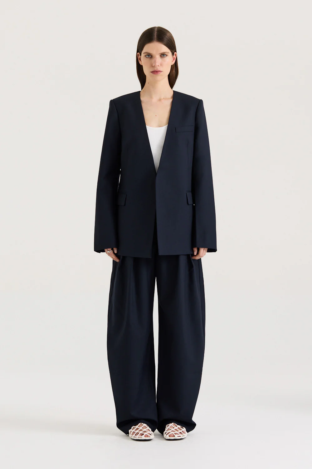 Sharli Bow Leg Tailored Pant - Image 5